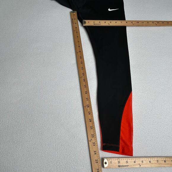 Nike Women's Size M NWT Team One 7/8 Tight Black CW7283 - Picture 3 of 8